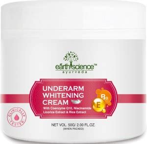 Earth Science Ayurveda Underarm Whitening Cream with Coenzyme Q10 ...