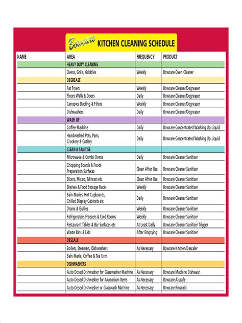 Image result for Schedule Examples