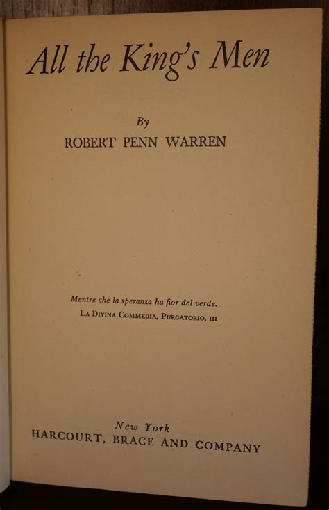 All the King's Men by Robert Penn Warren: (1946) First Edition, Sixth ...