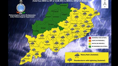 Weather Update: 6 Odisha Districts To Experience Heavy Rain In Next 24 ...
