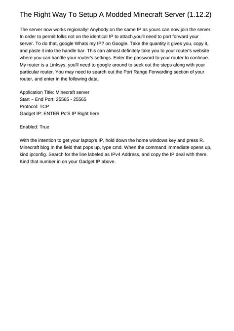 Modded Minecraft Server Setup 的图像结果