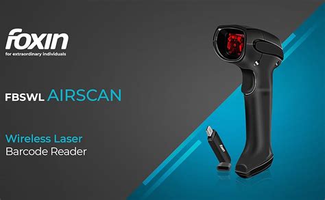 Foxin AIRSCAN 1D BARCODE SCANNER BIS Approved with Handheld High Speed ...