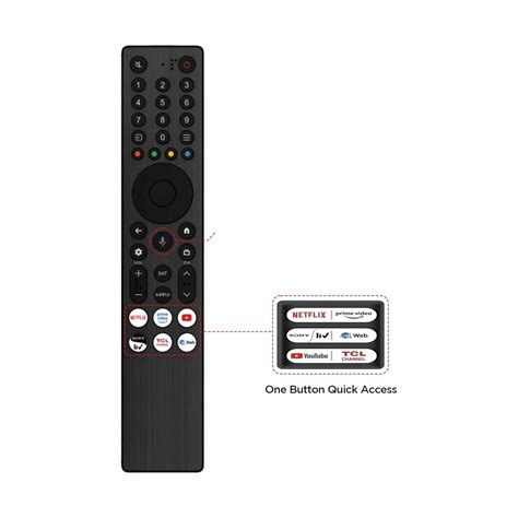 TCL Google tv Remote for 40V5C / 43V6C / 43P71K / 65Q6C ( Voice comman ...
