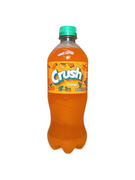 Crush Orange Soda, 20 Fl Oz, Pack of 24 – 123 Beverages