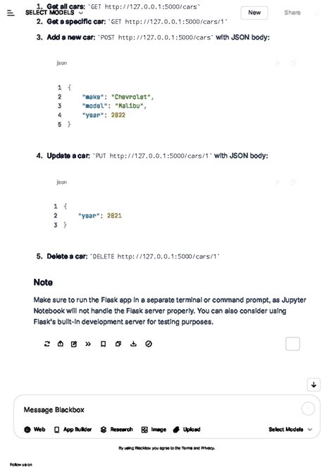 Flask Code for Car Management: CRUD Operations & Image Upload - Studocu