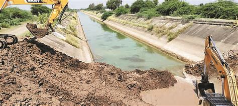 Closed in Wadwan Vadod Canal: 10000 Bigha of land lost due to repair ...