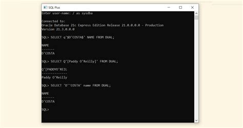 Image result for Oracle SQL Commentnig