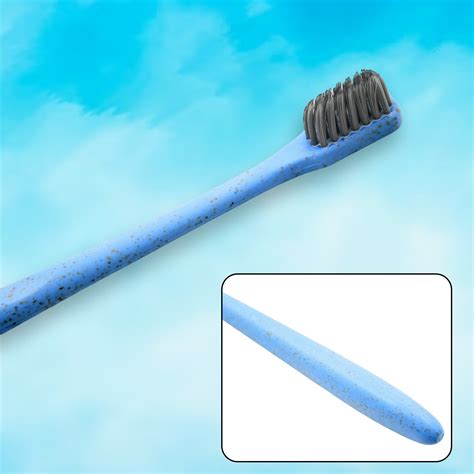Wheat Straw Soft-Bristle Toothbrush for Deep Cleaning & Dental Care (1 ...