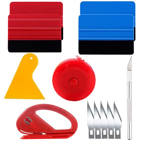 Fantasyon 13 Pcs Car Vinyl Wrap Tool Kit Wrap Squeegee | Desertcart INDIA