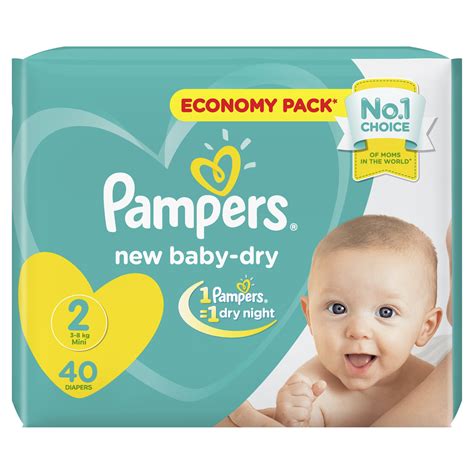 Buy Pampers New Baby Dry Mini Size 2 (3-8 kg) At Best Price - GrocerApp