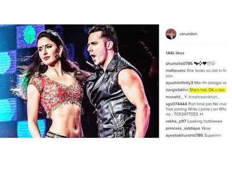 Nargis Fakhri chose Katrina Kaif over Varun Dhawan | Filmfare.com