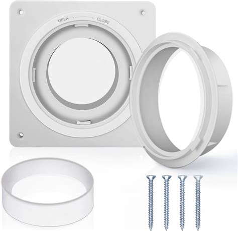 Amazon.com: Dryer Vent Connector Kit, Dryer Vent Wall Plate Adapter ...