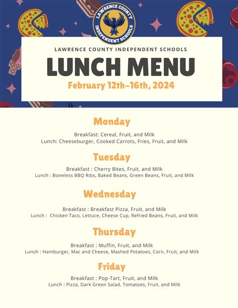 Anson County Schools Lunch Menu at Daniel Gilmore blog