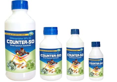 Buy COUNTER-50 (Chlorpyrifos 50% EC) Insecticide for Termites, Bugs ...