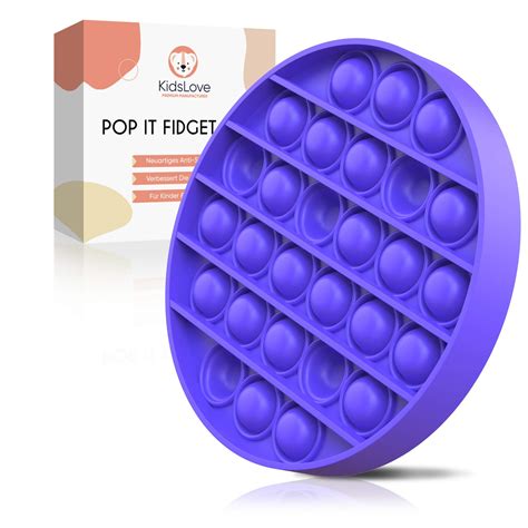 Buy KIDSLOVE© Pop it Fidget Toy - The Original - Push Pop Bubble Popit ...
