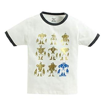 Hopscotch Smarty Boys' Cotton Graphic Print T-Shirt in Off White Colour ...
