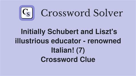 Initially Schubert and Liszt's illustrious educator - renowned Italian ...