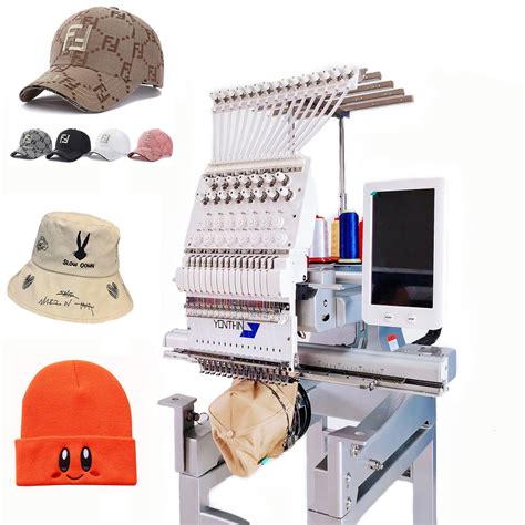 Yonthin High Speed 1200rpm Custom Monogram Single Head Embroidery Machine Tajima Computerized ...
