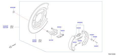 Nissan Frontier Disc Brake Anti-Rattle Clip (Rear) - D4080-JA02D ...