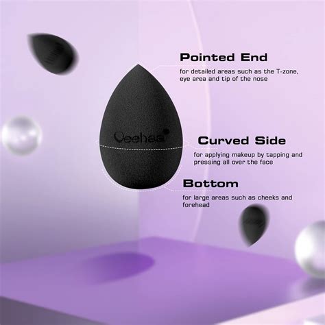 Buy Veehaa Makeup Sponge Set, Latex Free Makeup Blender for foundation ...