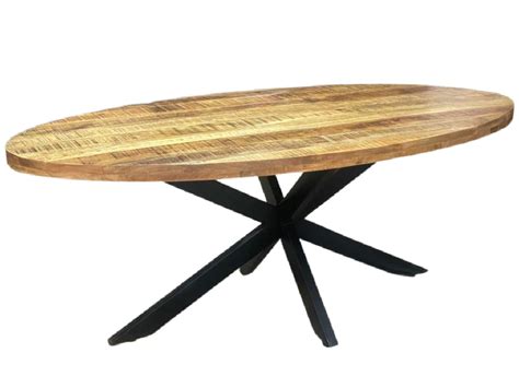 Sara Oval Solid Mango Wood Dining Table Walnut (2 Sizes) – COKU Limited