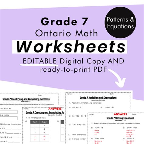 Image result for Grade 7 Math Patterns