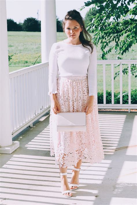 Blush and Lace - She's Intentional | Modest church outfits, Modest ...