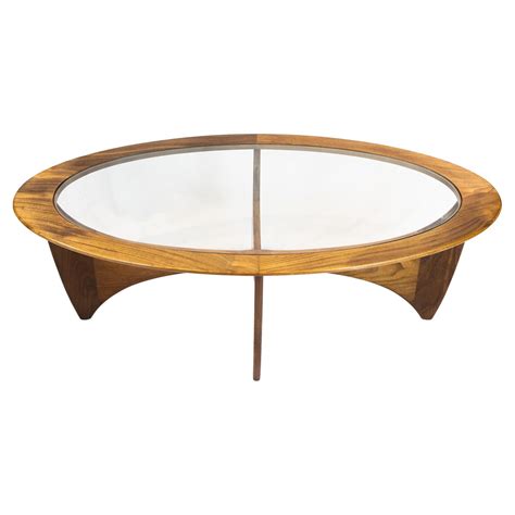 Mid Century Modern Oval Coffee Table by VB Wilkins for G Plan at 1stDibs