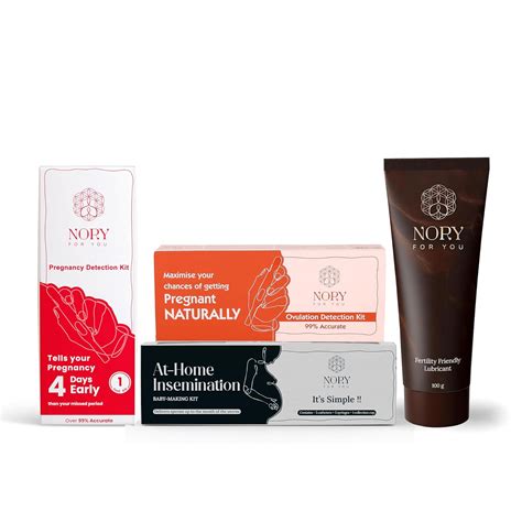 Nory Combo of Pregnancy Test, IVI/IUI Kit, Ovulation Kit & Aloe Vera ...