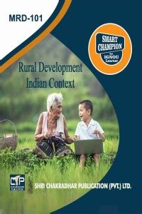 IGNOU MRD 101 Help Book Rural Development – Indian Context IGNOU Study ...
