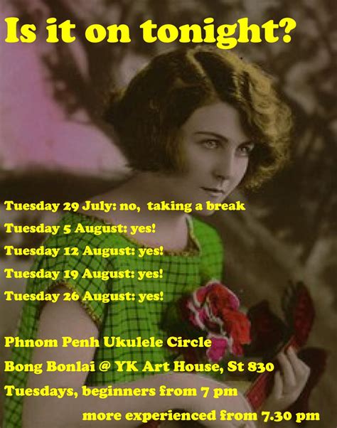Ukulele Circle, 13A St 830, Phnom Penh, Cambodia, 19 August 2025 ...