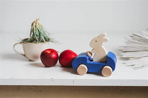 Bunny Car Bleu | Briki Vroom Vroom