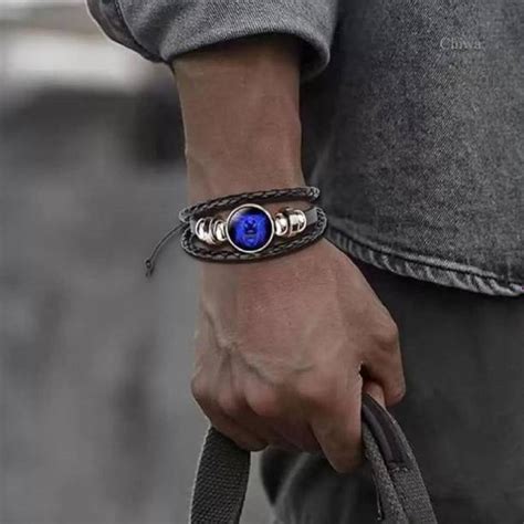 Mens Leather Bracelet - Buy Mens Leather Bracelet online at Best Prices ...