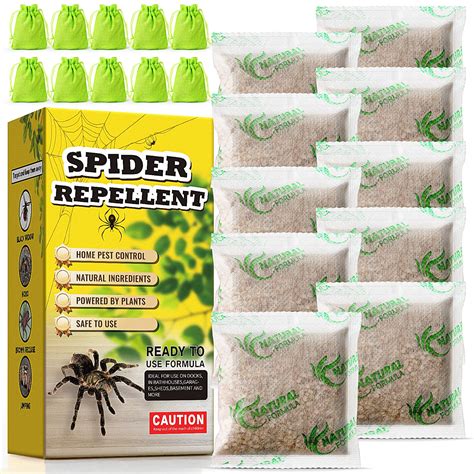 10 Pack Natural Spider Repellent for Indoor Outdoor Use, Effective ...