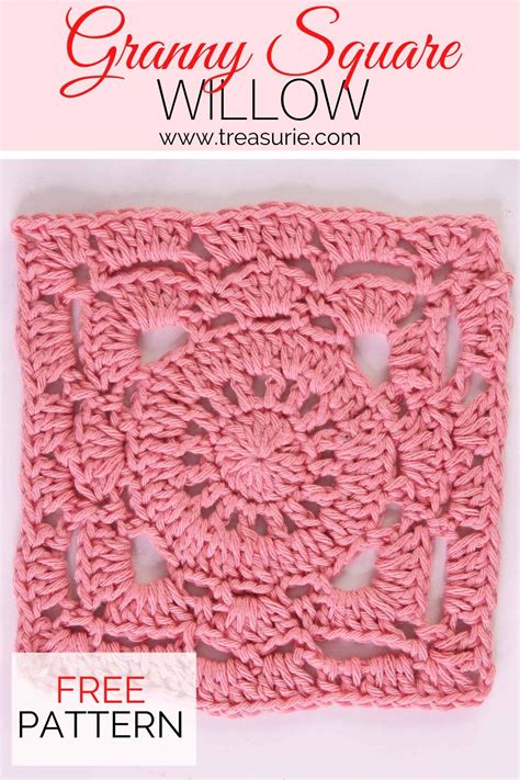 Easy tutorial how to crochet willow granny square – Artofit