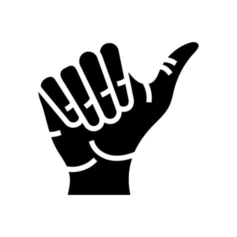 opposable thumb human evolution glyph icon vector illustration 25435640 ...