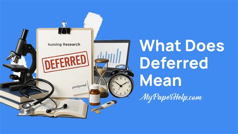 Deferred meaning in the college application process