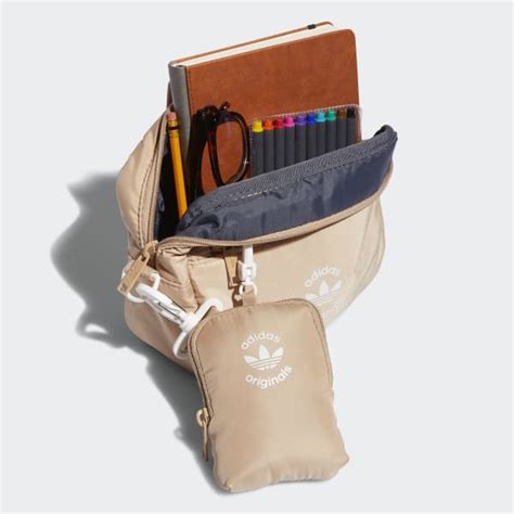 adidas Puffer and Pouch Crossbody Bag - Beige | Free Shipping with adiClub