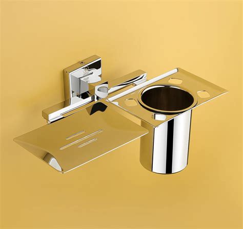 iSTAR 3-in-1 Bathroom Soap Dish with Tumbler & Toothbrush Holder – 304 ...