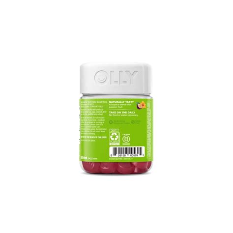 Buy OLLY Daily Energy Gummy, Caffeine Free, Vitamin B12, CoQ10, Goji ...