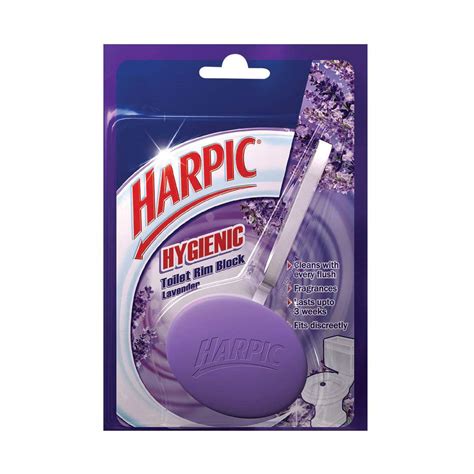 Dgroce.com - Harpic Hygienic Toilet Rim Block - Lavender - 26 g