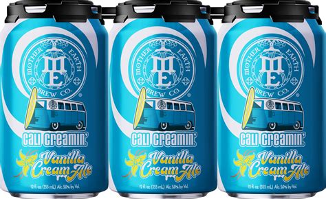 Mother Earth Brew Co. Beer, Cali Creamin' Vanilla Cream Ale 6