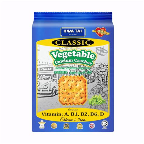 Hwa Tai Vegetable Calcium Cracker | HOWEI THAILAND