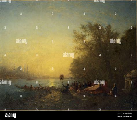 Constantinople, The Sultana's Rest, Ziem, Felix, Painter, 2nd half of ...