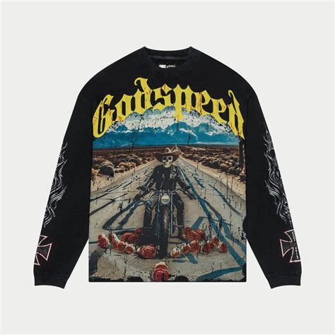 Godspeed Long Lonely Road Long Sleeve Black – Overtime By Timeless