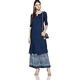 Buy Rangriti Women's Anarkali Kurta (RMMFESTIVE5388_Black_36) at Amazon.in