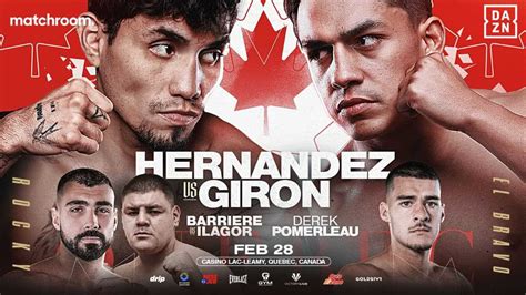 Eduardo Hernandez vs Rene Tellez Giron Undercard - Full Fight Card List ...