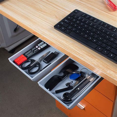 TCCO ENTERPRISE Under Desk Table Drawer,Hidden Drawer Self-Adhesive ...
