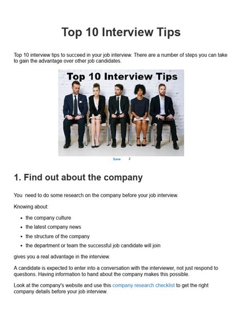 Image result for Interview Tips Easy. Read