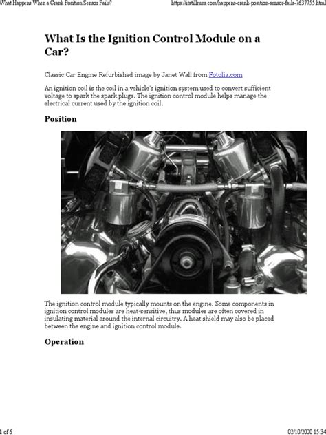 How to Test Ignition Control Module Car 的图像结果
